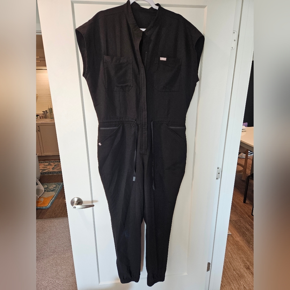 Figs Black Jumpsuit